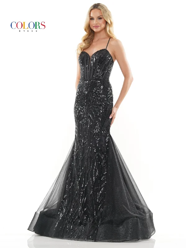 Women's Shirt Collar DressesColors 3203 Long Formal Glitter Mesh Mermaid Prom Dress Women's Shirt Collar DressesColors 3203 Long Formal Glitter Mesh Mermaid Prom Dress