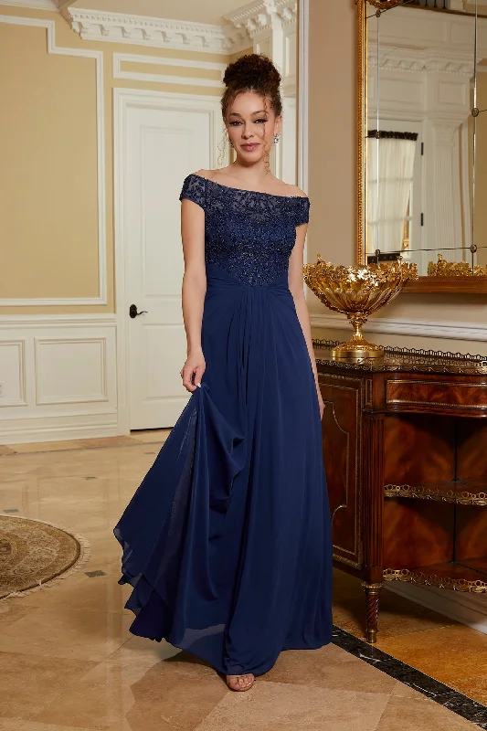 Women's Empire Waist DressesMGNY Madeline Gardner New York 72823 Evening Long Gown Beaded Formal Dress Women's Empire Waist DressesMGNY Madeline Gardner New York 72823 Evening Long Gown Beaded Formal Dress