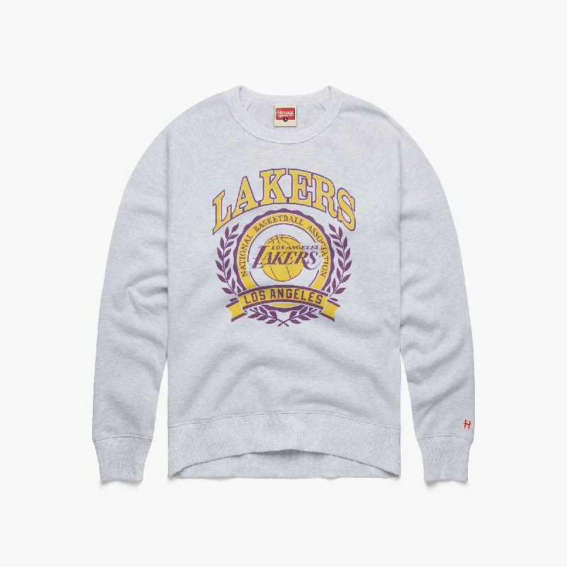 Women's Blouse with SleevelessLos Angeles Lakers Crest Crewneck