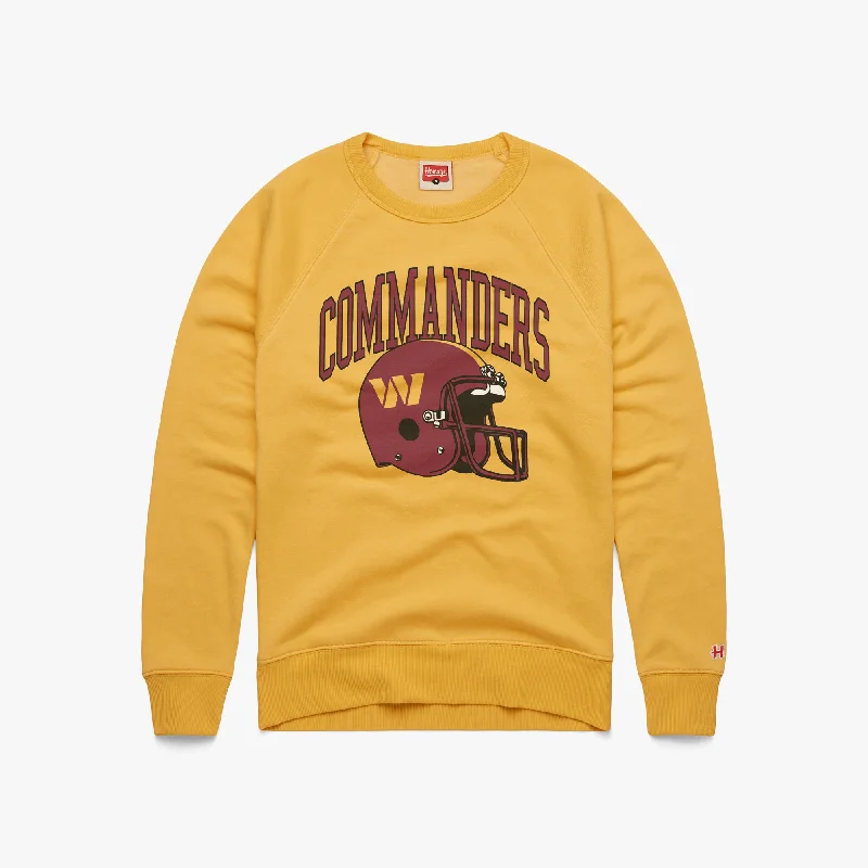 Women's Blouse with ShirringWashington Commanders Helmet Crewneck