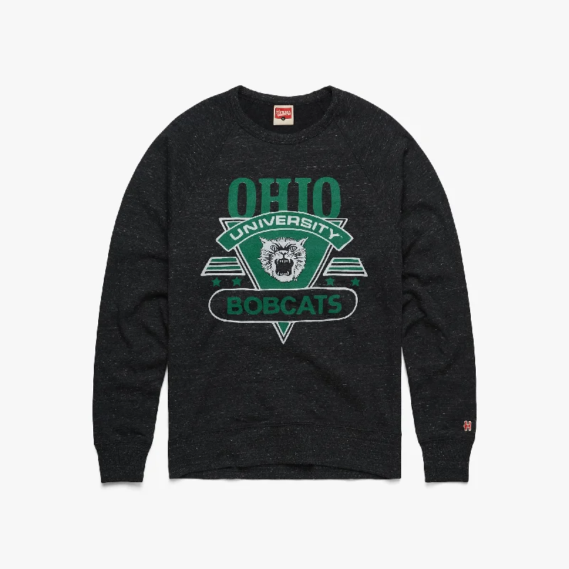 Women's Blouse with Notched CollarOhio University Bobcats Crewneck