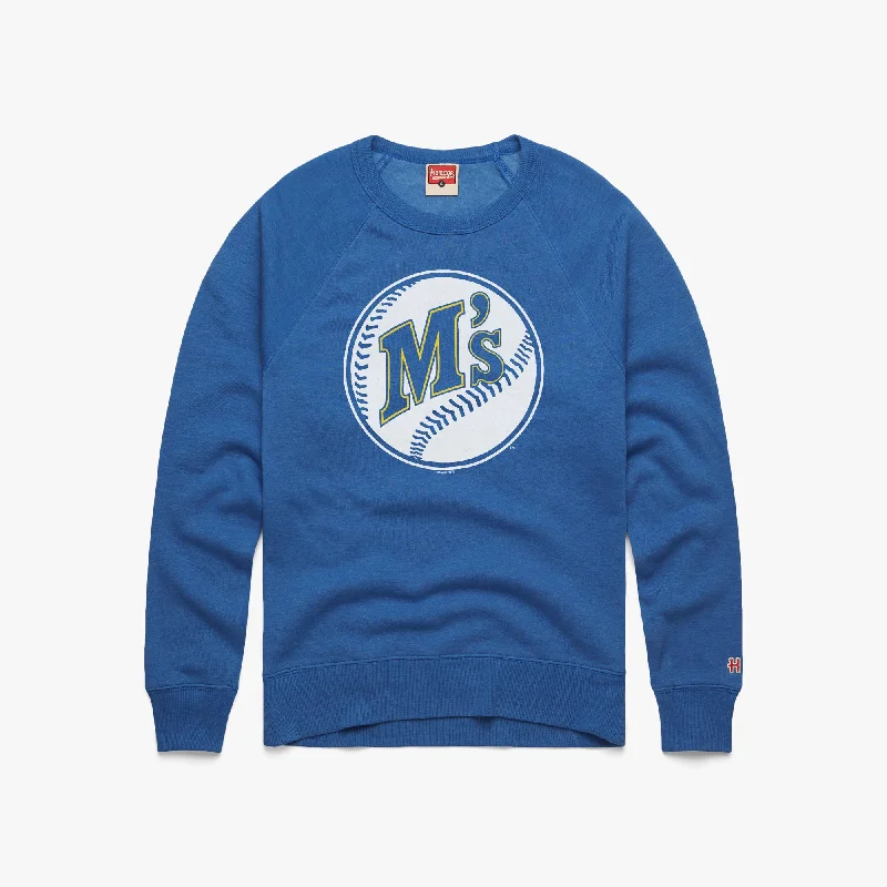 Women's Blouse with Cropped LengthSeattle Mariners '87 Crewneck