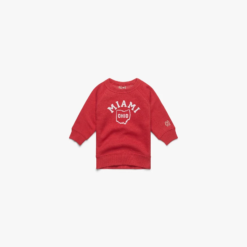 Women's Solid BlouseBaby Miami Ohio Crewneck