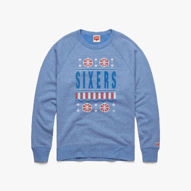 Women's Blouse with CollarPhiladelphia 76ers Holiday Crewneck