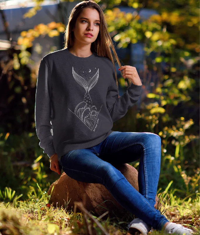 Women's Blouse with Rounded CollarMerfolk Unisex Organic Cotton Sweatshirt