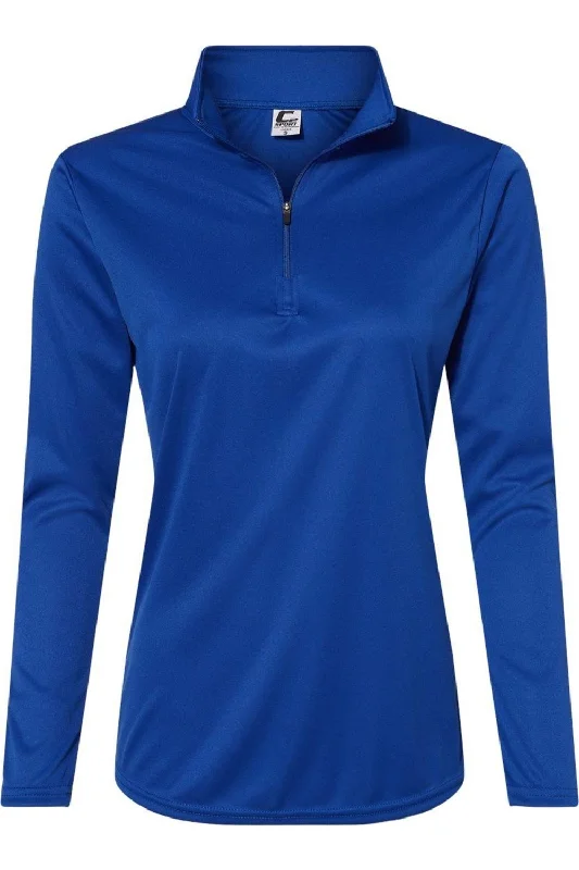 Women's Blouse with Cropped LengthC2 Sport Women´s Quarter-Zip Pullover