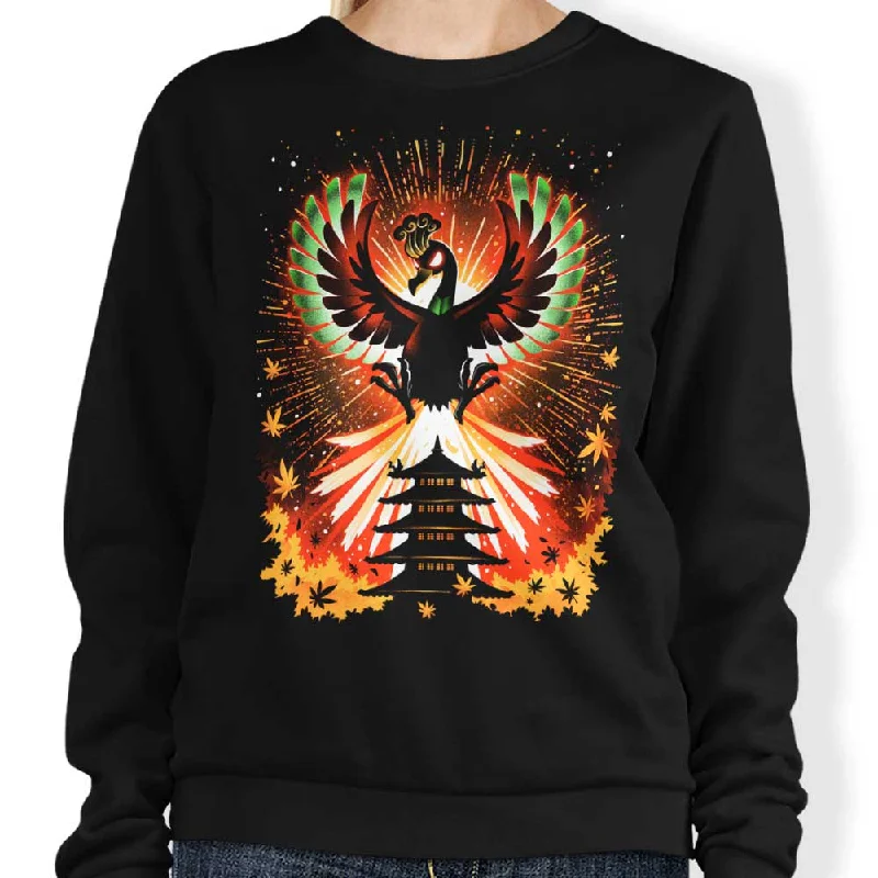 Women's Blouse with BeltGuardian of the Skies - Sweatshirt