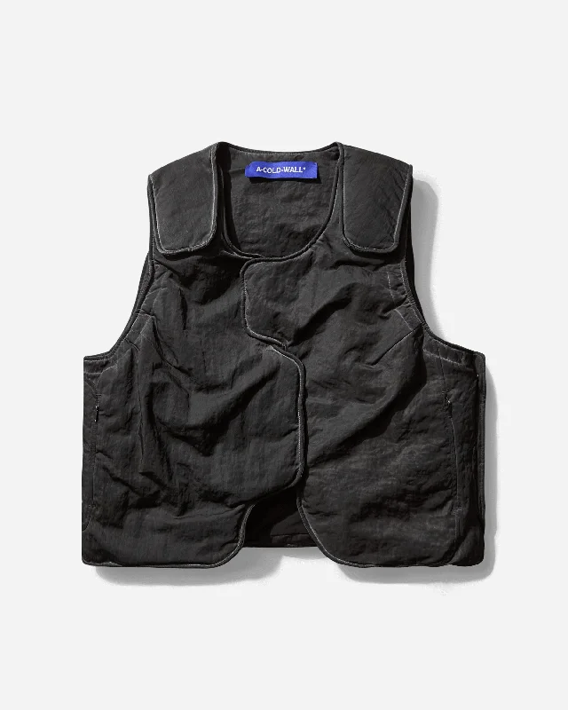 men's military-style jacketMen's Form Gilet Black Onyx