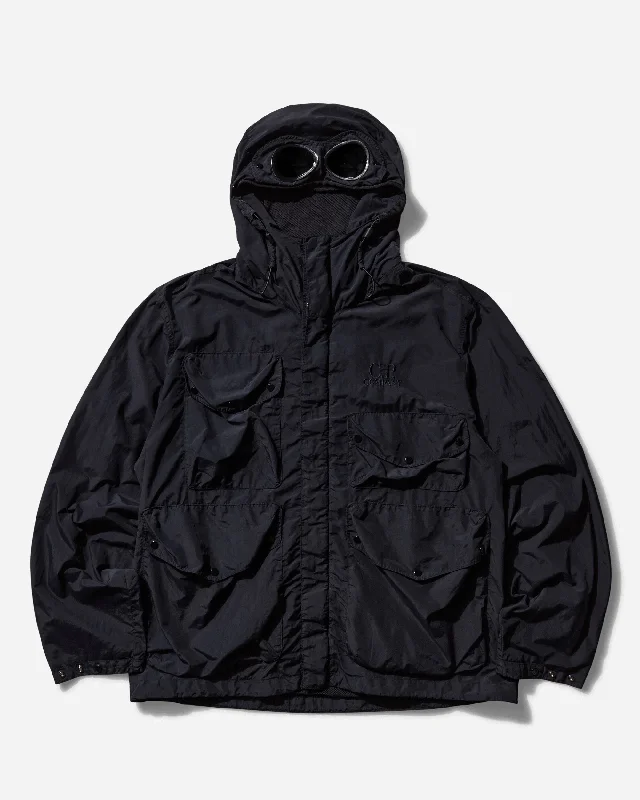 men's winter parka with fur trimMen's Flatt Nylon Goggle Jacket Total Eclipse