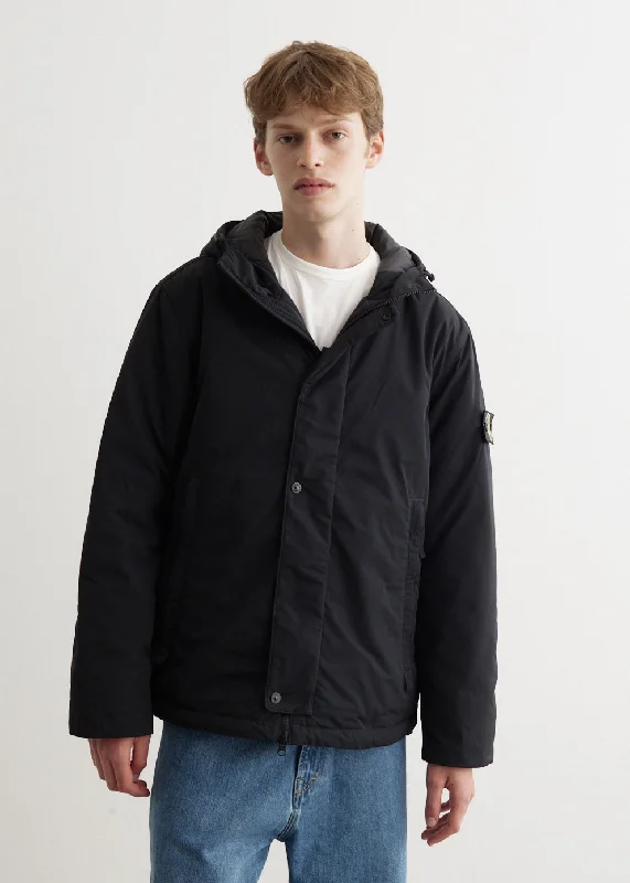 men's trench coat with adjustable cuffsMicro Twill Hooded Jacket