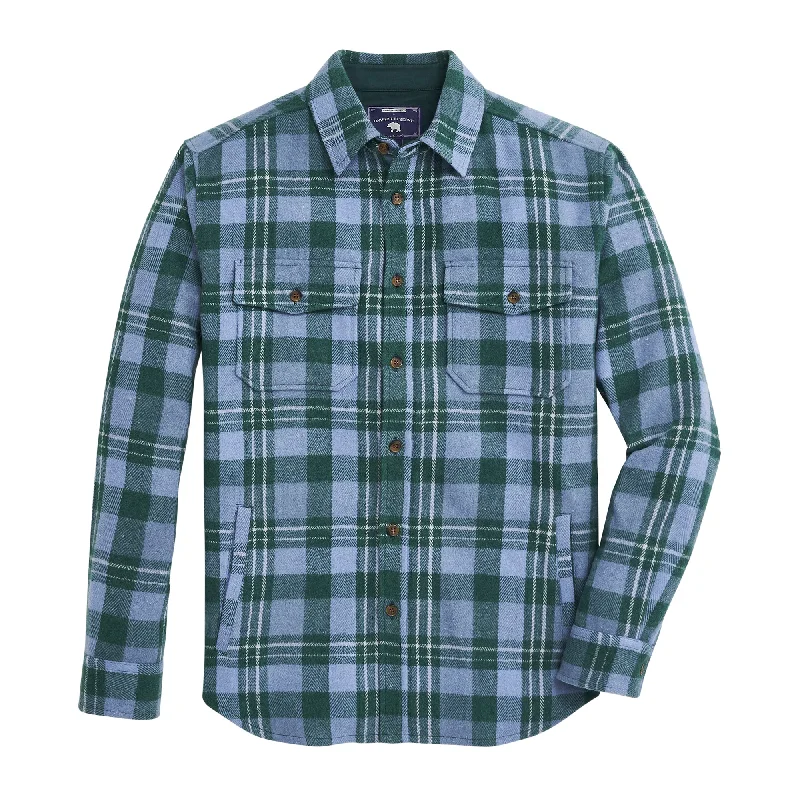men's varsity jacket with lettersFallow Fireside Shirt Jacket - Endless Sky