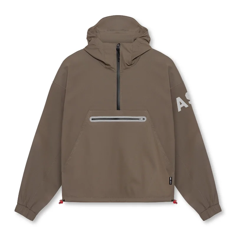 men's bomber jacket with zippers0717. Weather-Ready Anorak Jacket  - Deep Taupe