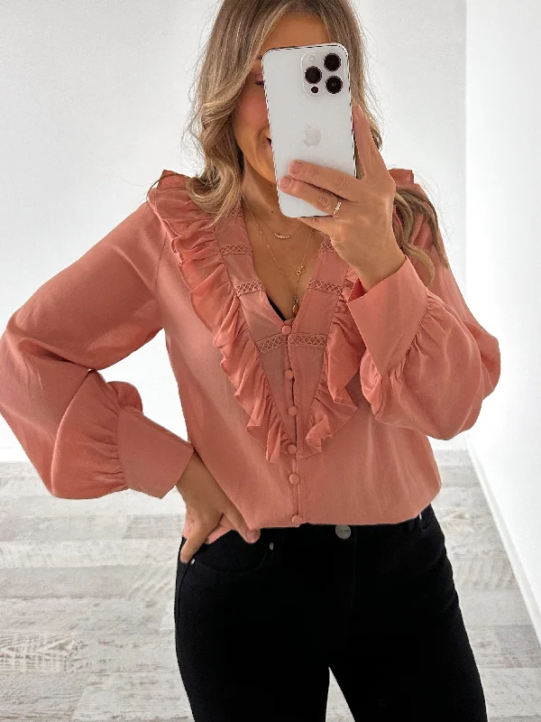 Amanda Blouse - Terracotta