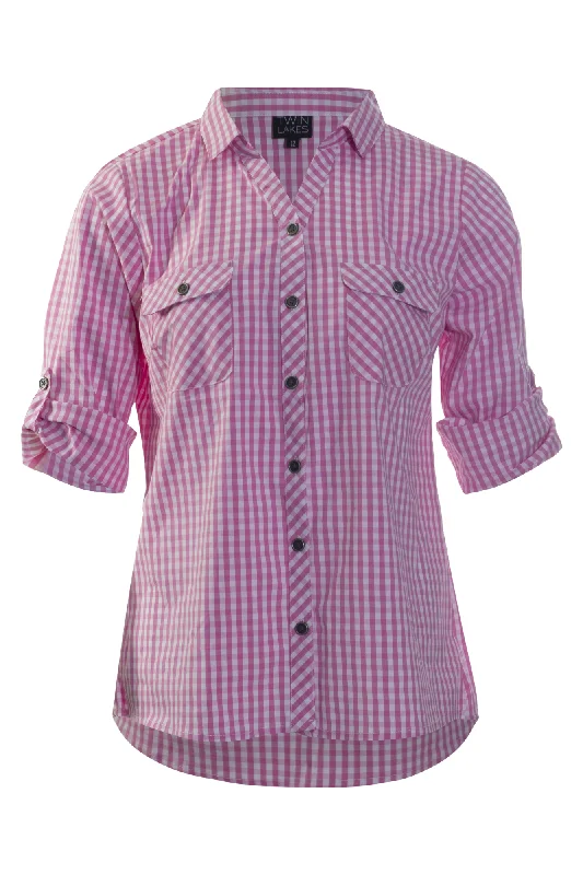 Cotton Rich Shirt | CERISE CHECK | 6162AR