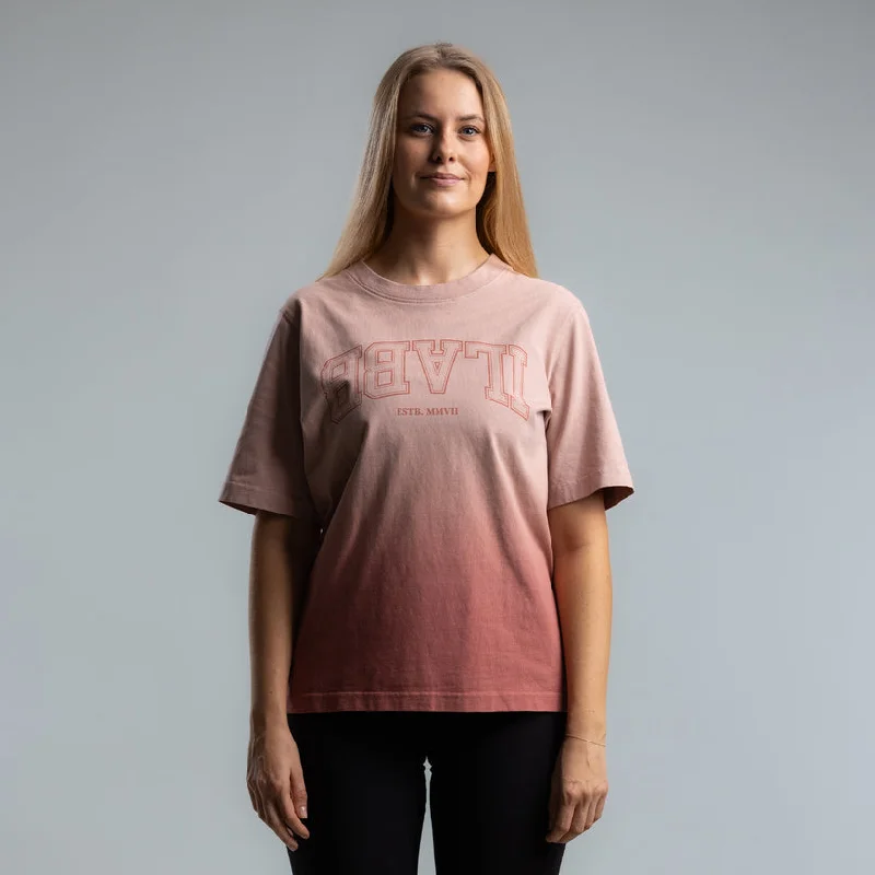 Ilabb Varsity Boyfriend Tee Dipped Guava