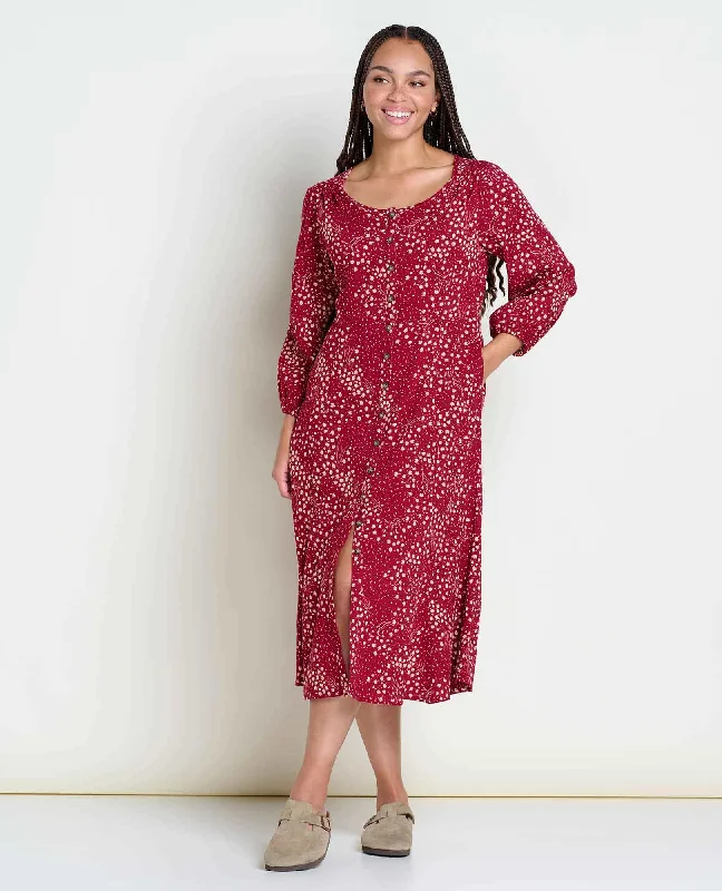 Manzana Paneled Midi Dress