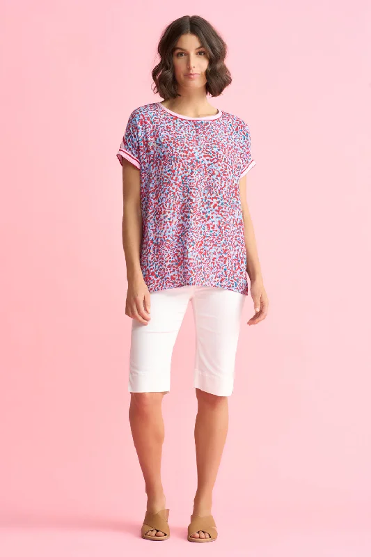 Contrast Print T-Shirt