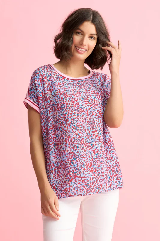 Contrast Print T-Shirt